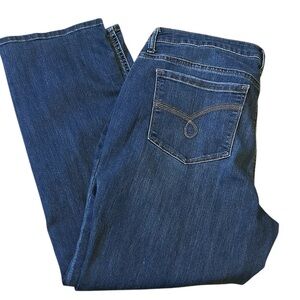 Riders By Lee Women’s Midrise Straight Leg Stretch Jeans Size 18P 18 Petite